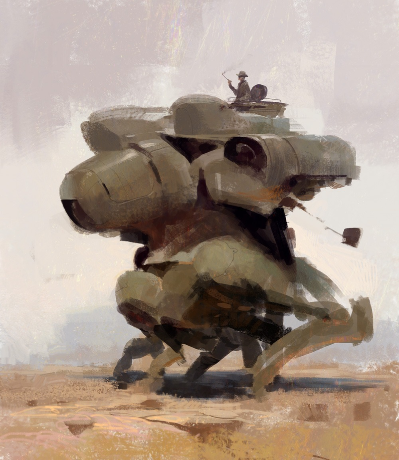 Illustration for article titled Some Kick-Ass Robot Designs From One of Hawken's Artists